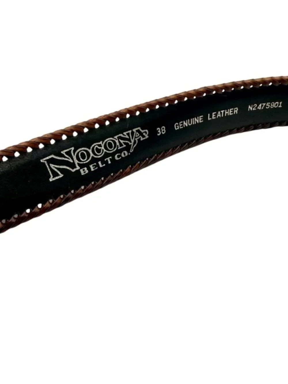 Nocona Women’s Leather‎ Braided Western Cowgirl Belt size 38